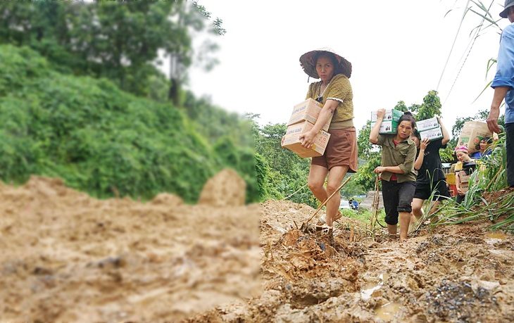 Ấm lòng những suất quà của bạn đọc Tuổi Trẻ đến vùng lũ - Ảnh 1. Ấm lòng những suất quà của bạn đọc Tuổi Trẻ đến vùng lũ - Ảnh 1.